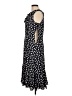 Talbots Polka Dots Black Casual Dress Size 8 - photo 5