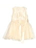 Nannette 100% Polyester Ivory Orange Dress Size 4 - photo 2