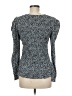 Parker Gray Long Sleeve Top Size M - photo 2