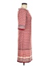 Max Studio Print Red Casual Dress Size M - photo 4