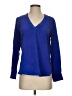 J.Crew Blue 3/4 Sleeve Blouse Size 4 - photo 1