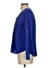 J.Crew Blue 3/4 Sleeve Blouse Size 4 - photo 5