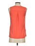 Trina Turk 100% Polyester Orange Sleeveless Blouse Size XS - photo 2