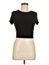 She + Sky Black Short Sleeve Turtleneck Size M - photo 1