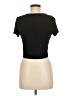 She + Sky Black Short Sleeve Turtleneck Size M - photo 2