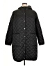 Ellen Tracy 100% Polyester Argyle Black Coat Size 1X - photo 1