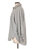 Unbranded Stripes Gray Long Sleeve Blouse Size L - photo 5