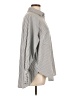 Unbranded Stripes Gray Long Sleeve Blouse Size L - photo 4
