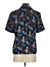 Thakoon 100% Polyester Floral Blue Short Sleeve Blouse Size 2 - photo 2