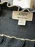 J.Crew Collection 100% Cotton Black Pullover Sweater Size S - photo 6