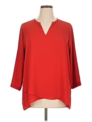 Karen Kane 3/4 Sleeve Blouse (view 1)