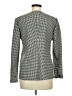 Zara Houndstooth Gray Long Sleeve Blouse Size M - photo 2