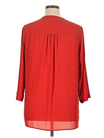 Karen Kane 3/4 Sleeve Blouse (view 2)