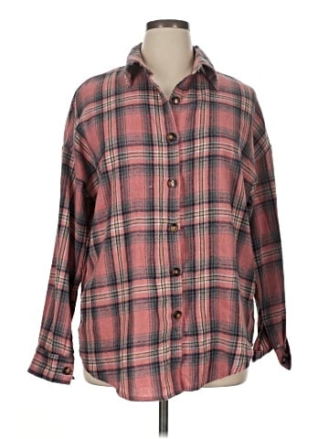 Fantaslook Long Sleeve Button-Down Shirt (view 1)