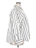 Old Navy 100% Polyester Stripes Ivory Long Sleeve Blouse Size 2X - photo 4