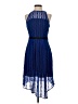 Unbranded 100% Polyester Blue Cocktail Dress Size S - photo 1