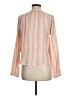 Evereve 100% Cotton Stripes Orange Long Sleeve Blouse Size M - photo 2