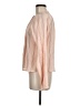 Evereve 100% Cotton Stripes Orange Long Sleeve Blouse Size M - photo 5