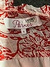 Parker 100% Silk Red Short Sleeve Silk Top Size S - photo 7