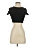 Zara Black Short Sleeve Turtleneck Size S - photo 1