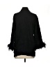 Sleeper Black 3/4 Sleeve Button-Down Shirt Size XS - photo 2