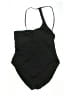 MYNAH Solid Black One Piece Swimsuit Size 2X (estimated) - photo 1