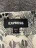 Express 100% Polyester Animal Print Gray Casual Skirt Size 6 - photo 3