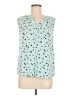 Amazon Essentials 100% Viscose Teal Sleeveless Blouse Size M - photo 1