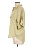 Unbranded Tan 3/4 Sleeve Button-Down Shirt Size L (estimated) - photo 5