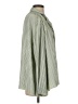 Dress Forum 100% Polyester Stripes Green Long Sleeve Blouse Size S - photo 4