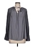 Ramy Brook 100% Polyester Gray Long Sleeve Blouse Size L - photo 1