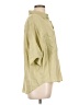 Unbranded Tan 3/4 Sleeve Button-Down Shirt Size L (estimated) - photo 4