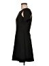 Aqua Solid Black Cocktail Dress Size M - photo 5