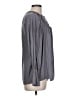 Ramy Brook 100% Polyester Gray Long Sleeve Blouse Size L - photo 4