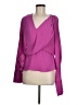 Atlein Collective 100% Polyester Purple Long Sleeve Blouse Size 8 - photo 1
