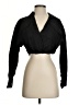 A.L.C. 100% Cotton Black Long Sleeve Blouse Size 0 - photo 1