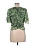 Saunders Collective 100% Polyester Green Short Sleeve Top Size L - photo 2