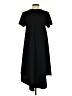 Unbranded Solid Black Casual Dress Size S - photo 2
