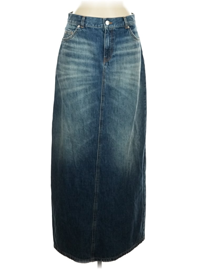 Pre-owned Max & Co Denim Skirt In Blue