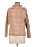 Unbranded Plaid Tan Turtleneck Sweater Size L (estimated) - photo 1