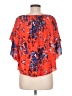 Unbranded Red Short Sleeve Blouse Size M - photo 2