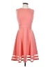 Calvin Klein Solid Pink Cocktail Dress Size 4 - photo 1