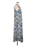Chico's Chevron-herringbone Blue Casual Dress Size Med (1) - photo 4