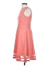 Calvin Klein Solid Pink Cocktail Dress Size 4 - photo 5