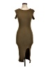 Shein Solid Brown Casual Dress Size L - photo 1