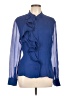 Escada 100% Silk Blue Blouse Size EU 42 / US 12 - photo 1