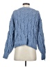 Unbranded 100% Polyester Blue Pullover Sweater Size S - photo 2