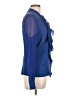 Escada 100% Silk Blue Blouse Size EU 42 / US 12 - photo 4