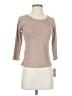 ONLY HEARTS Tan 3/4 Sleeve Top Size S - photo 1