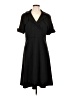 Spense Solid Black Casual Dress Size 12 - photo 1